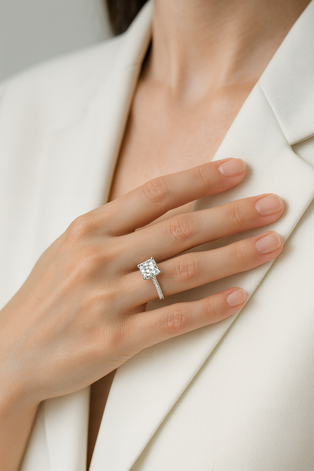 925 Silver Solitaire Ring