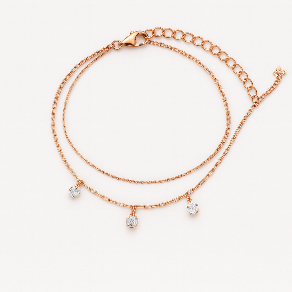Rose Gold Cosmic Charm Bracelet