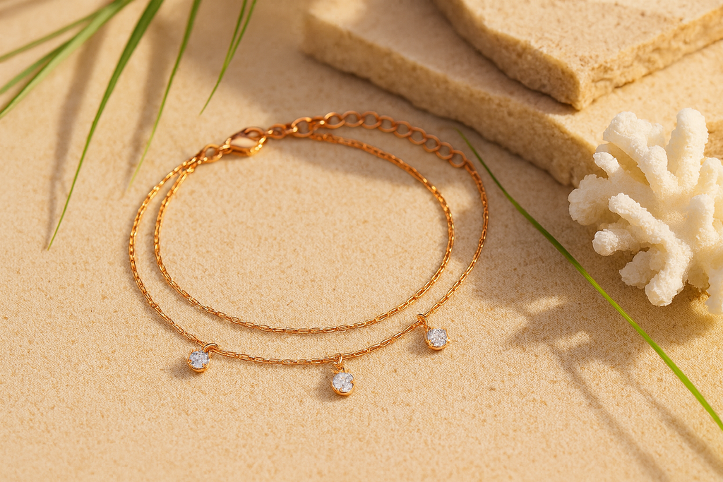 Rose Gold Cosmic Charm Bracelet