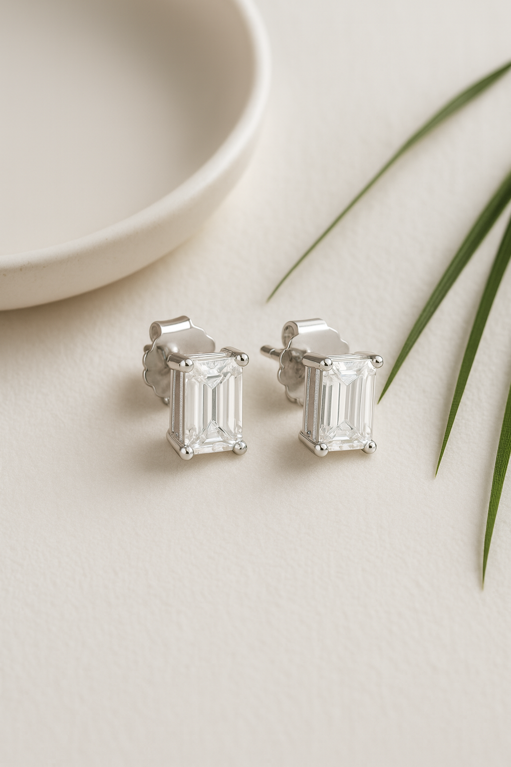 92.5 Silver Stone Studs