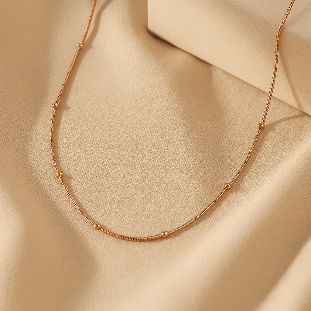 Rose Gold Bead Chain