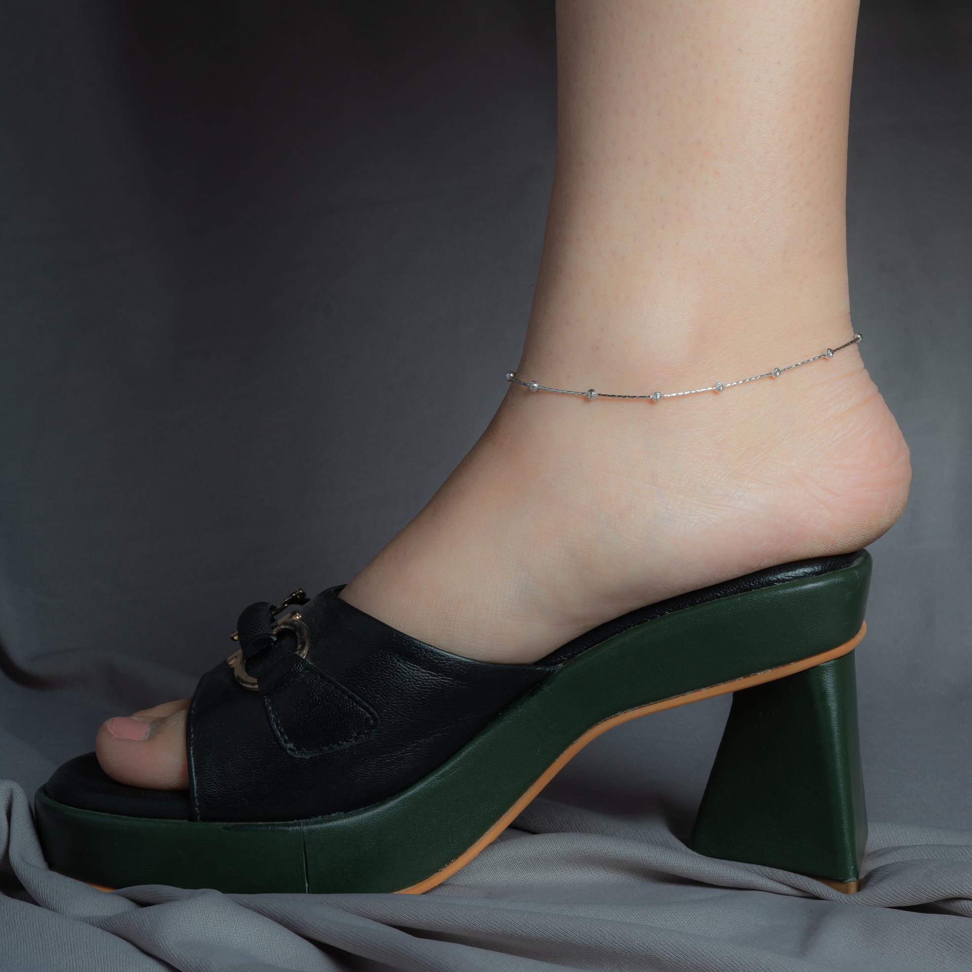 Silver Blush Ensemble Anklet