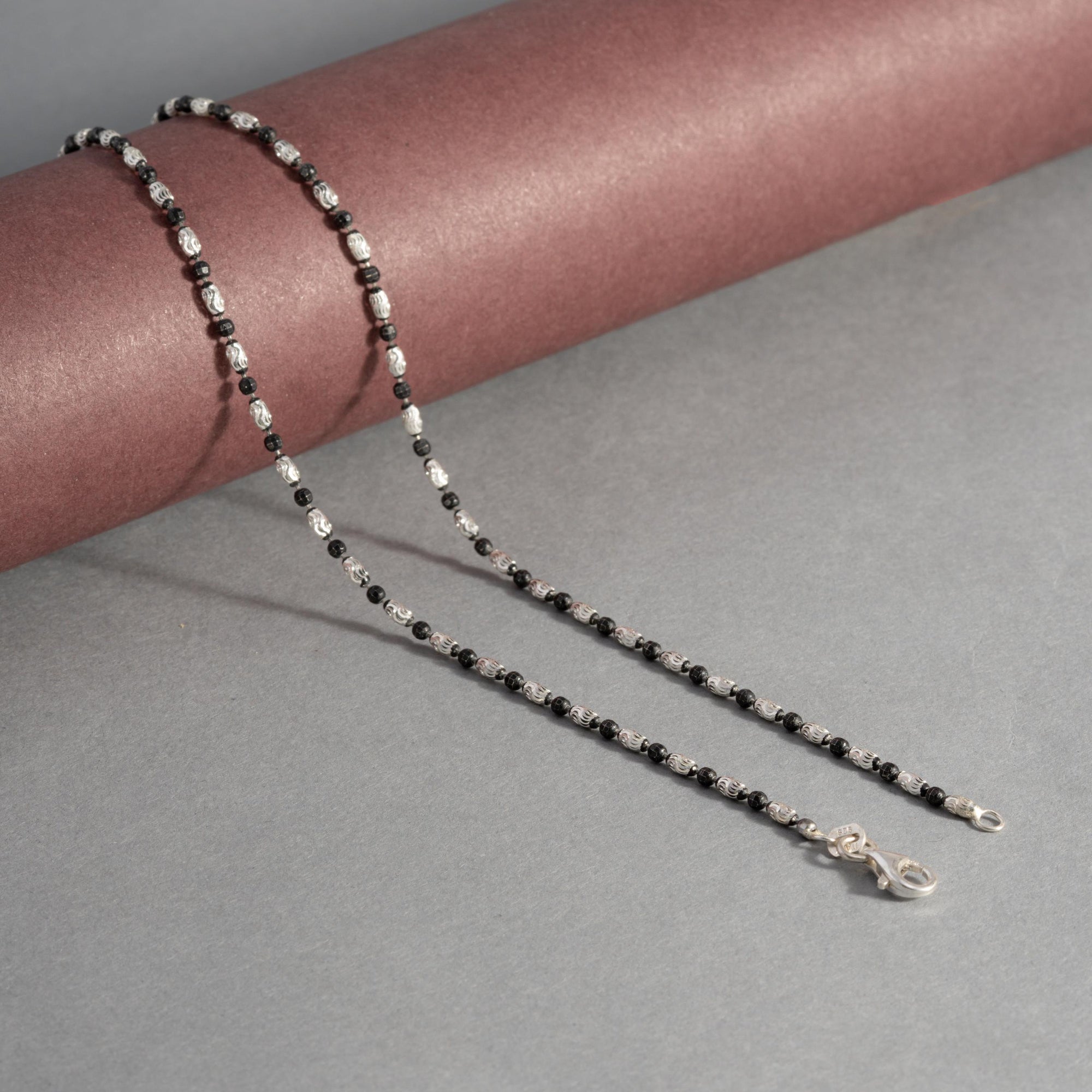 Silver Rose Melody Anklet