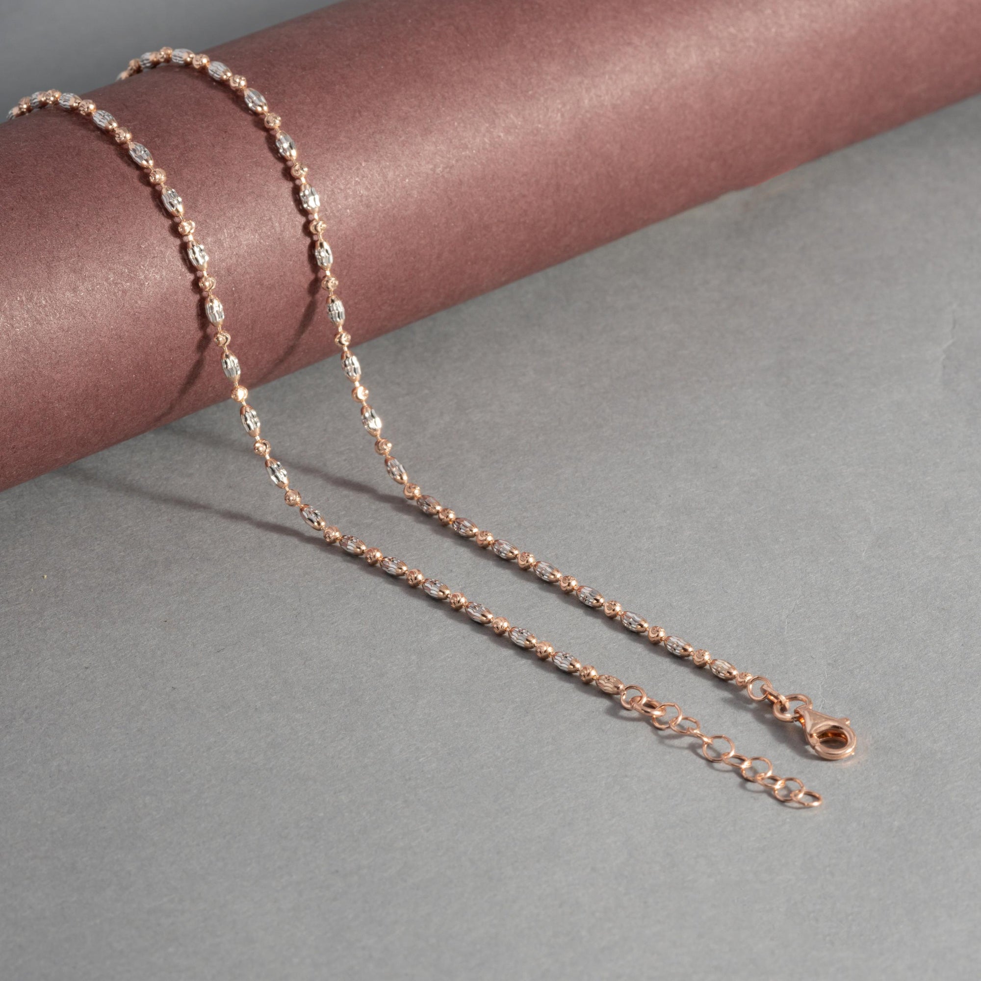 Silver Rose Melody Anklet