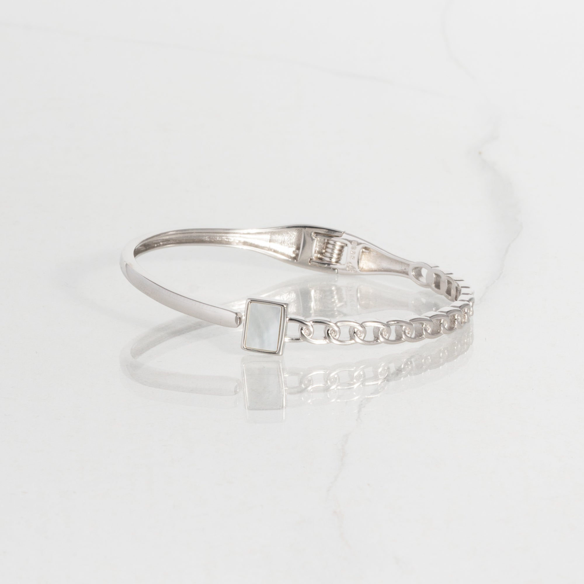 Ivory Glow Rose Gold Bracelet