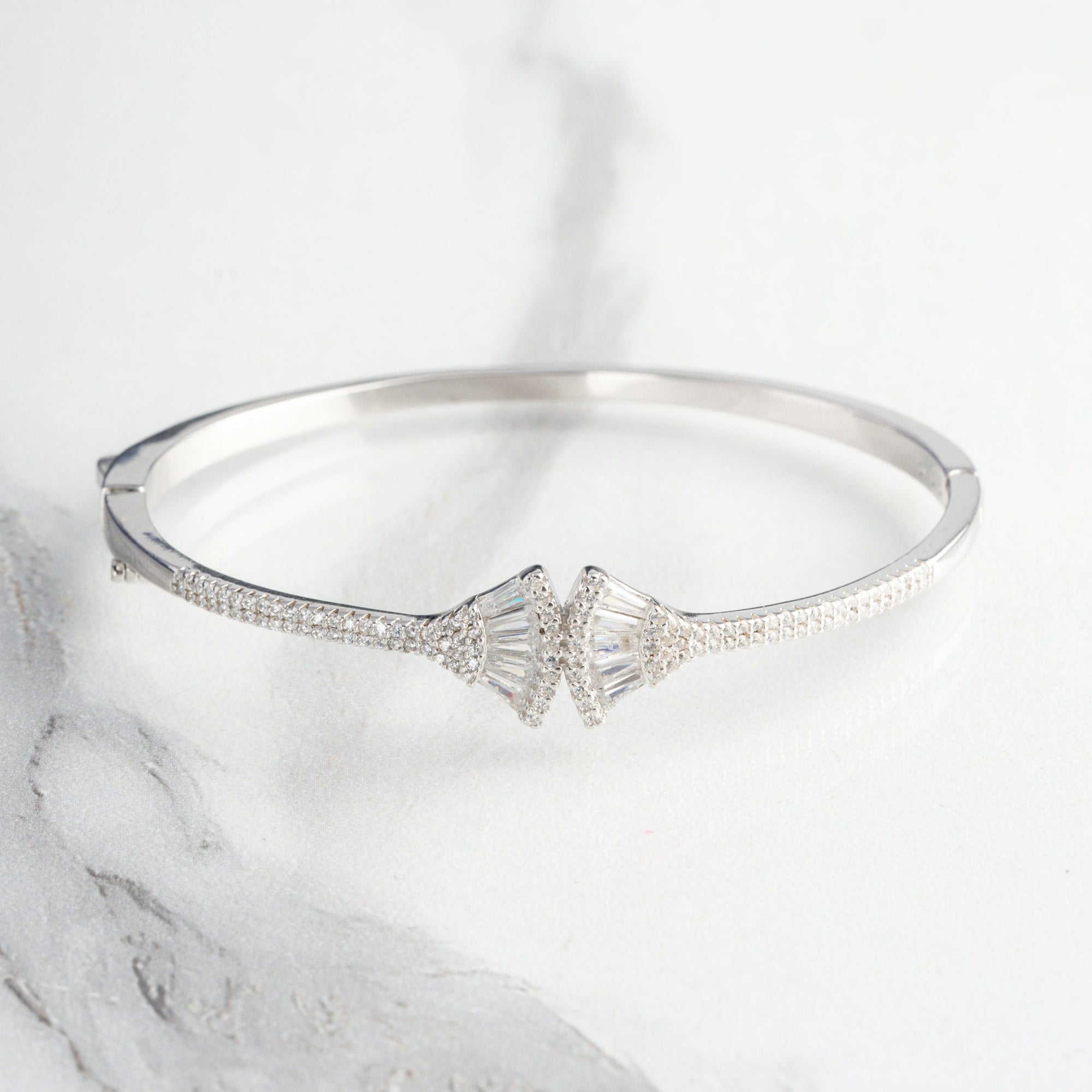 Vintage Rose gold CZ bracelet