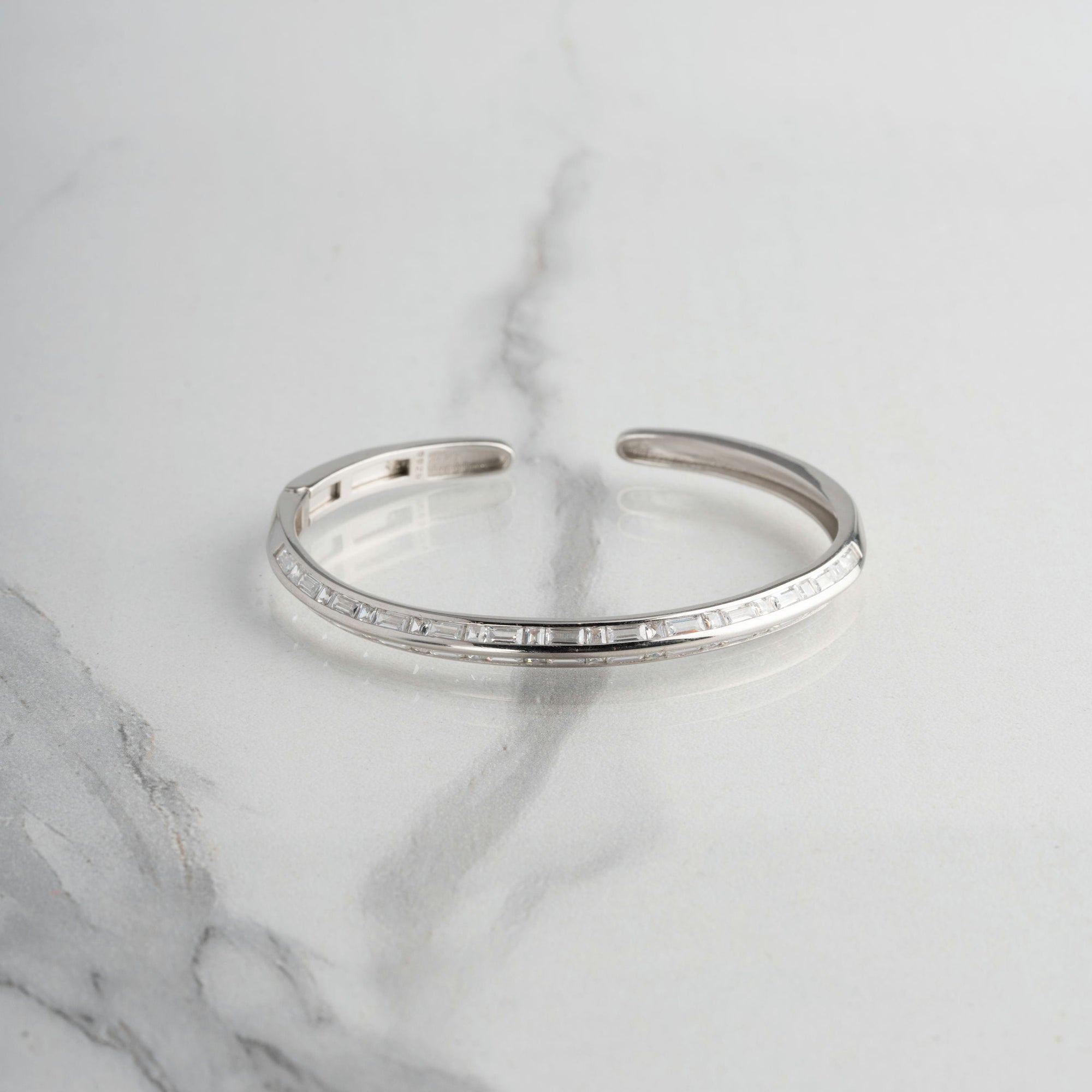 Sleek Sterling Bangle
