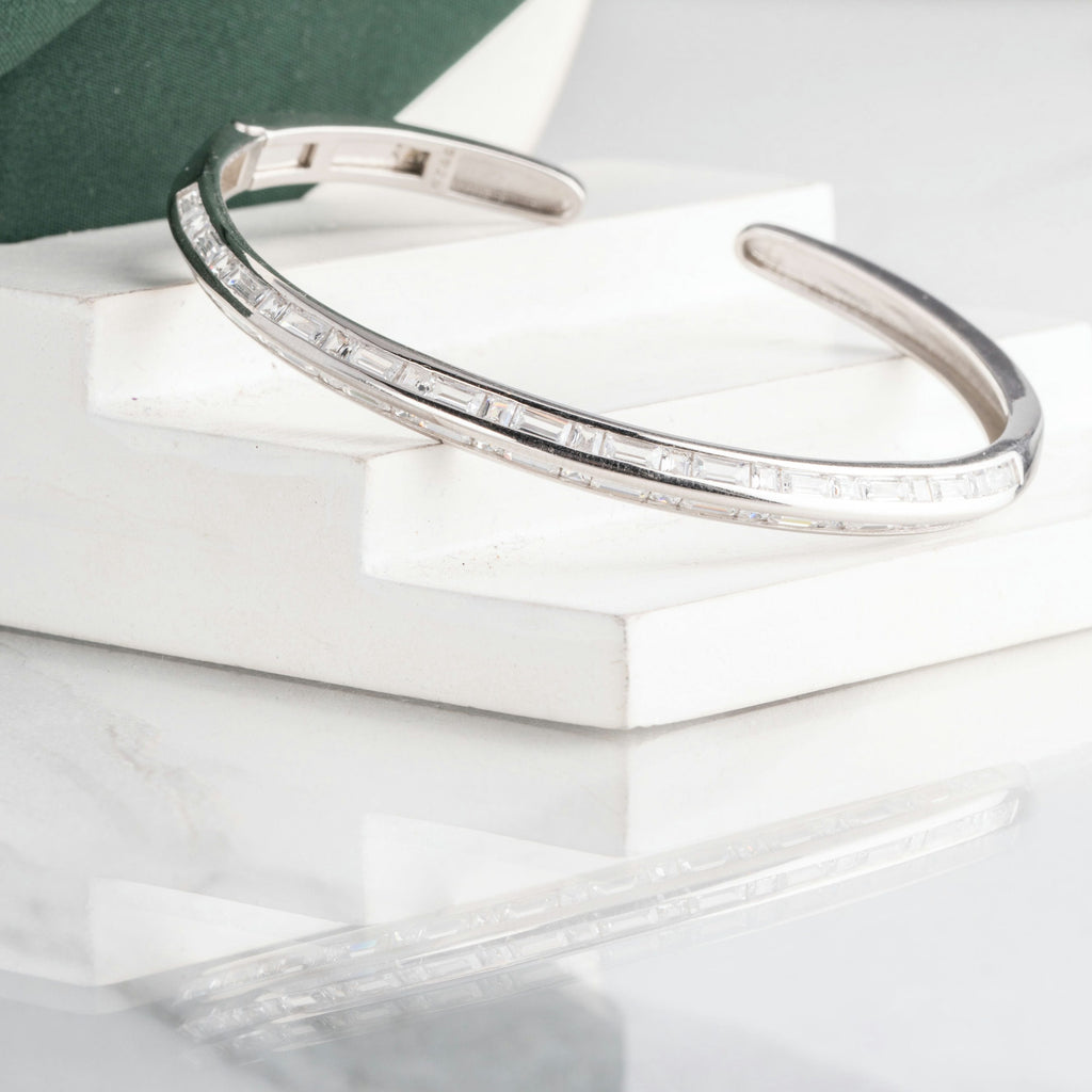 Sleek Sterling Bangle