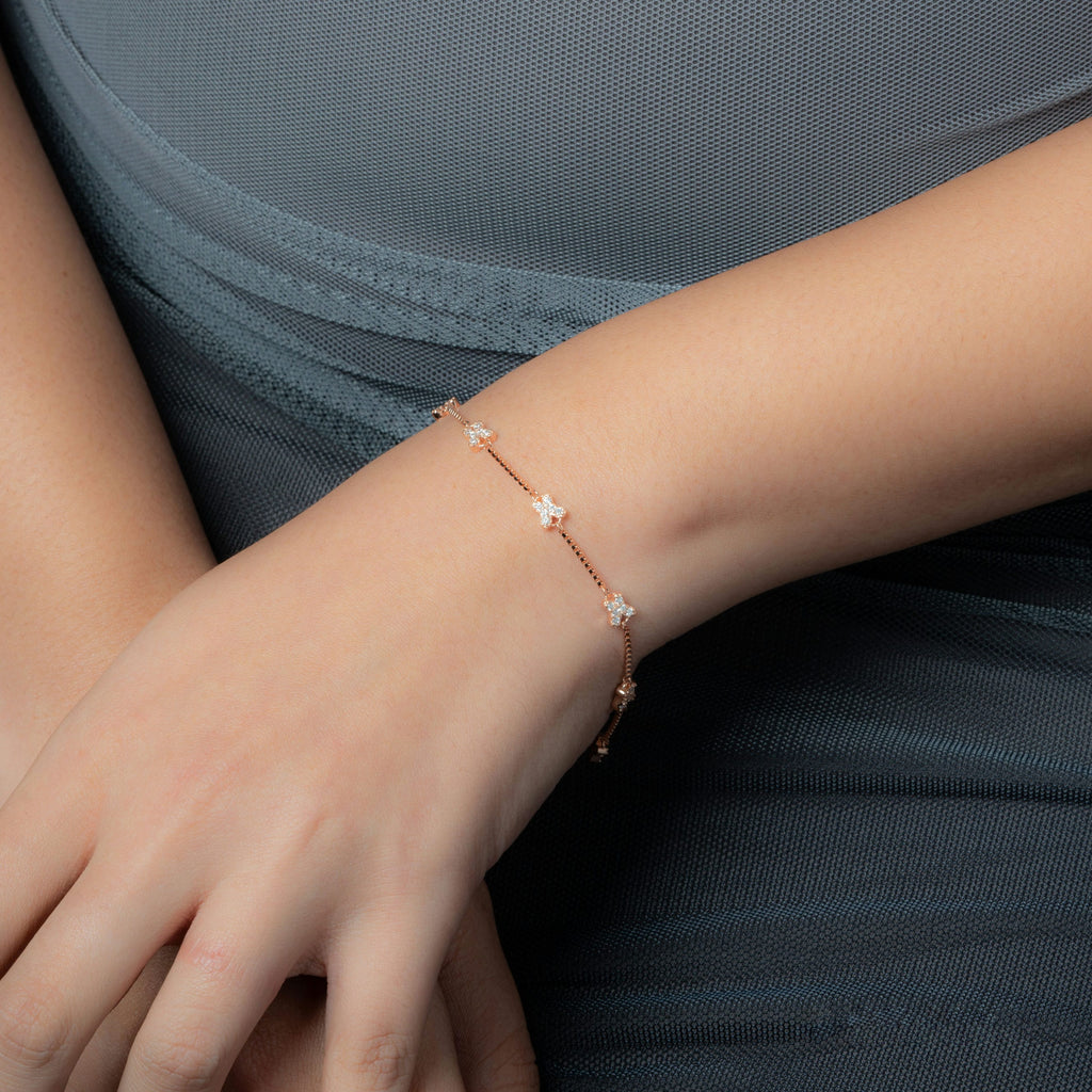 Minimalist Butterfly Silver Bracelet