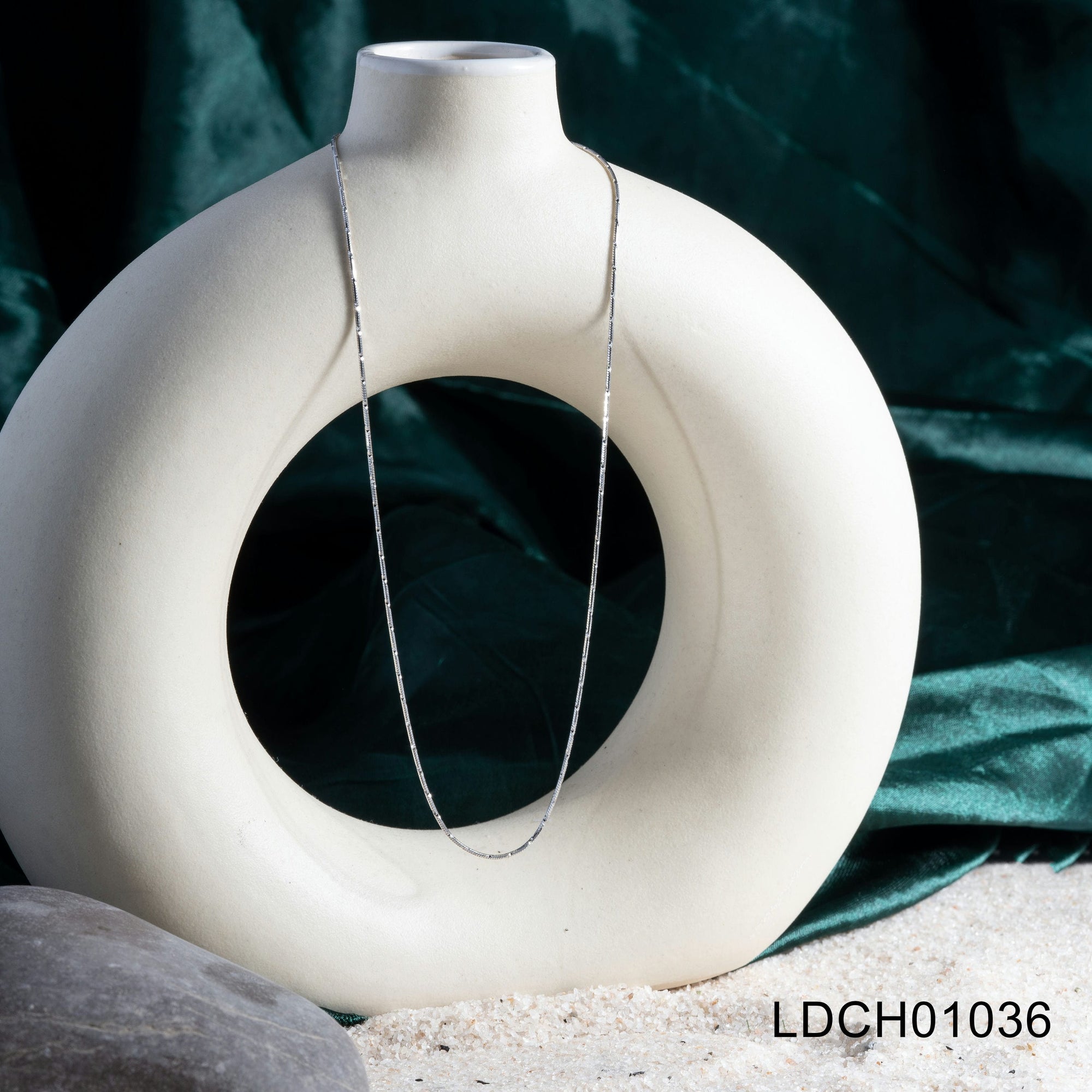 Contemporary Chic Silver Pendant Necklace Set