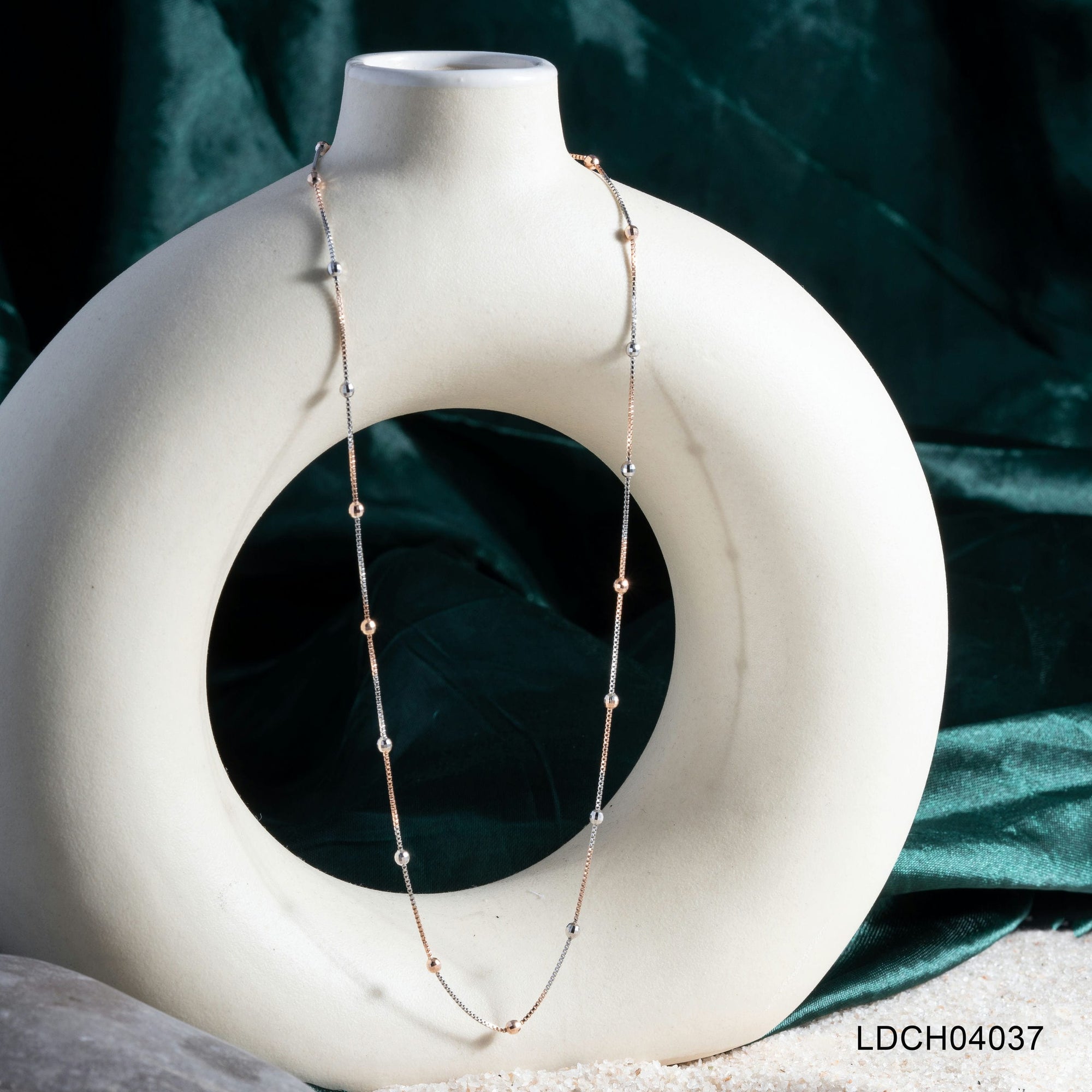 Silver Rose Melody Chain