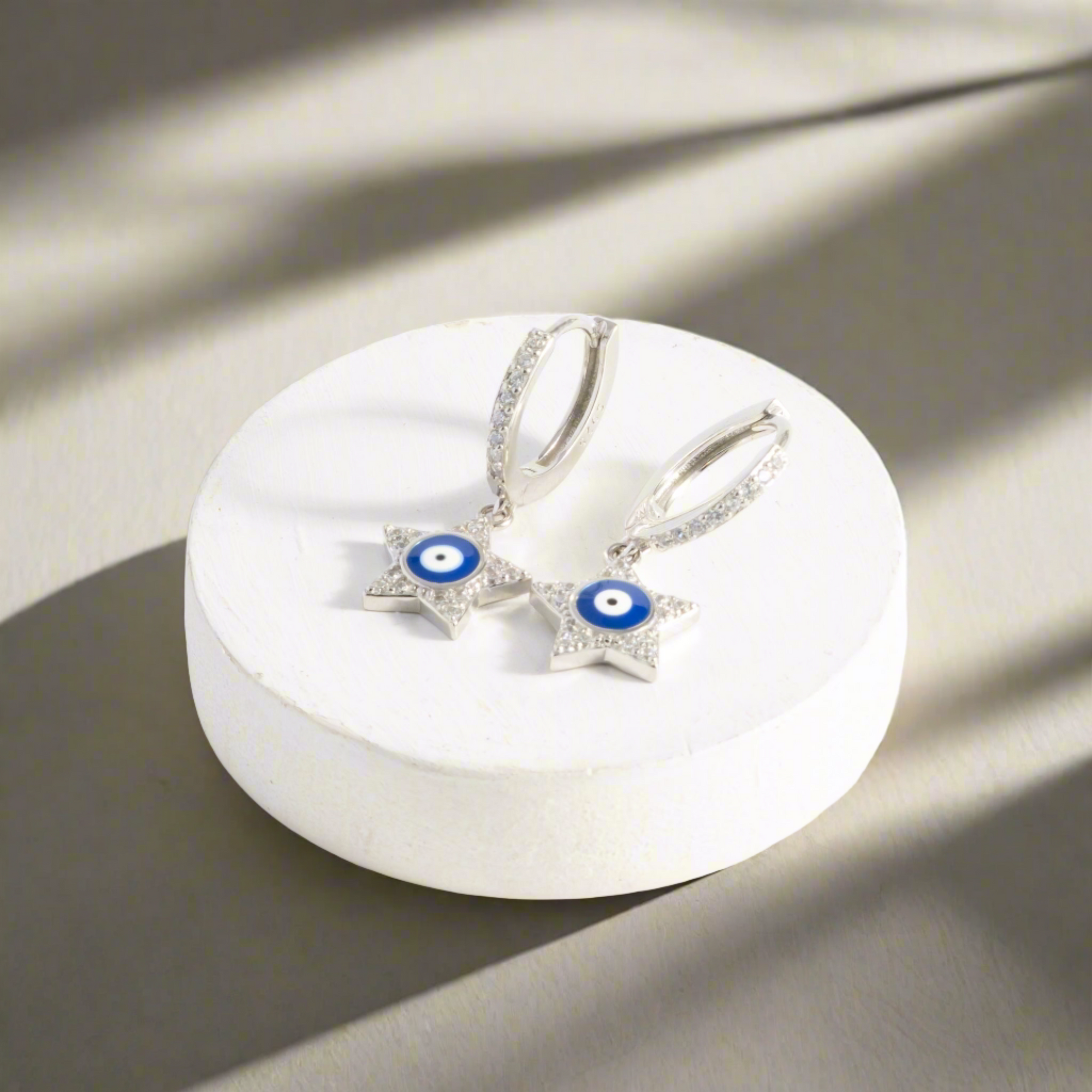 Heartfelt  Evil Eye Earring