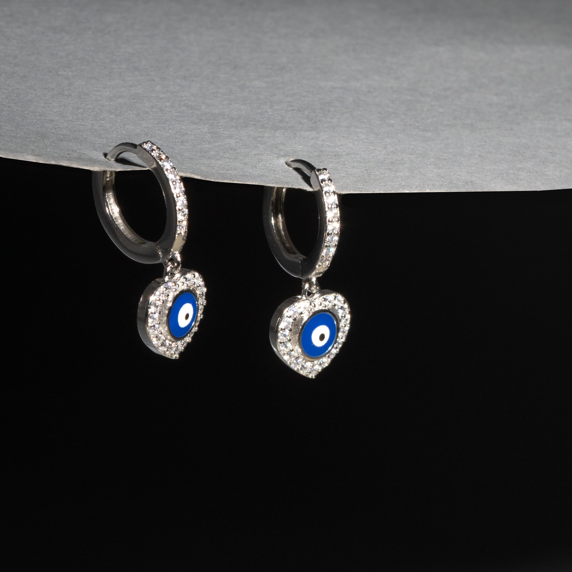 Heartfelt  Evil Eye Earring
