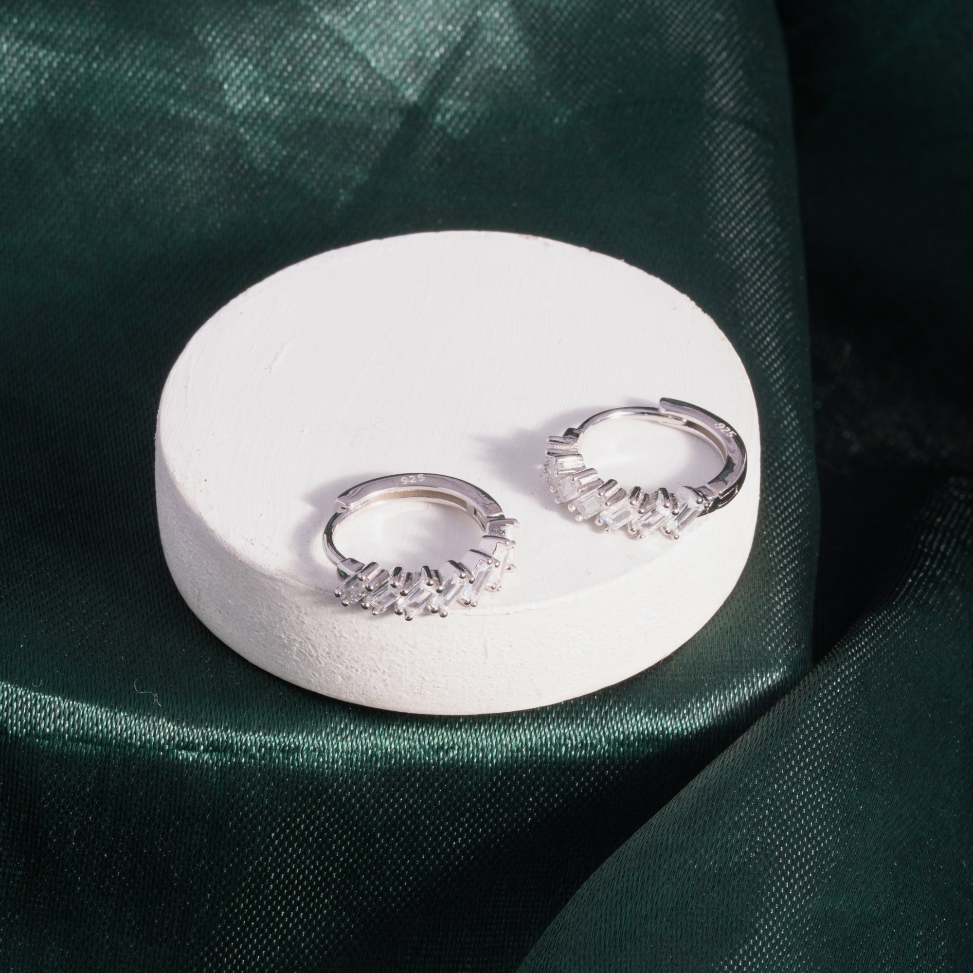 Halo Rose Gold Studs