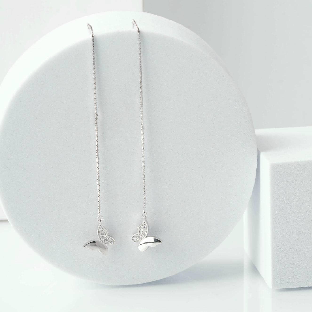 Butterfly Bliss Rose gold Danglers