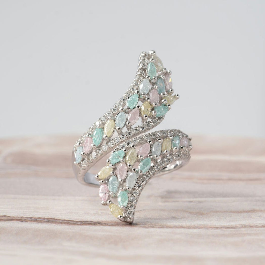 Pastel Winged Rose Gold Ring