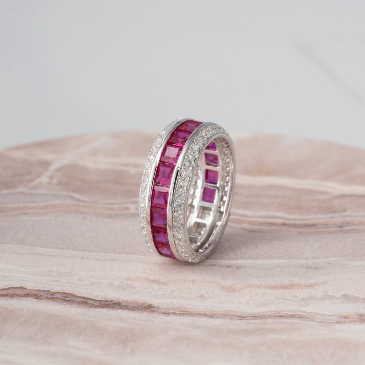 Modern Pink Majesty Ring