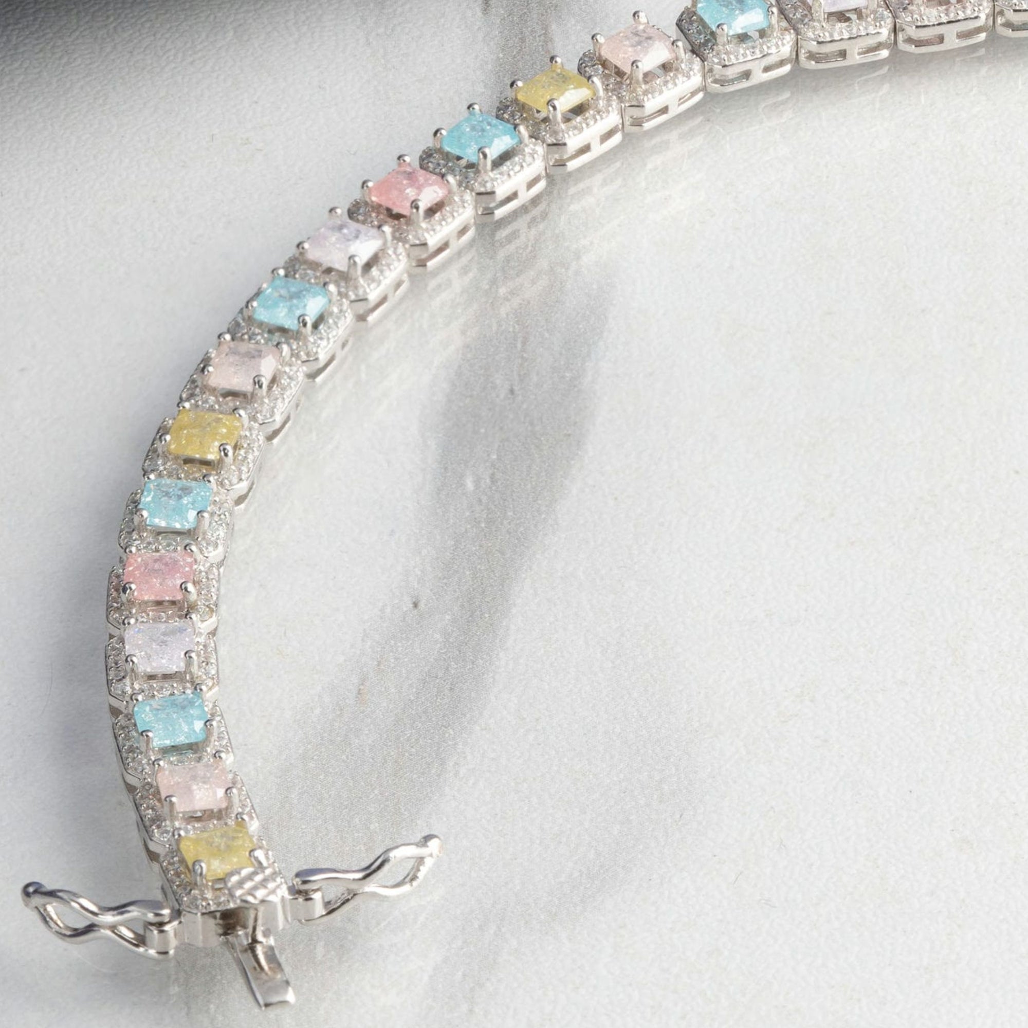 Vintage Pastel Tennis Bracelet