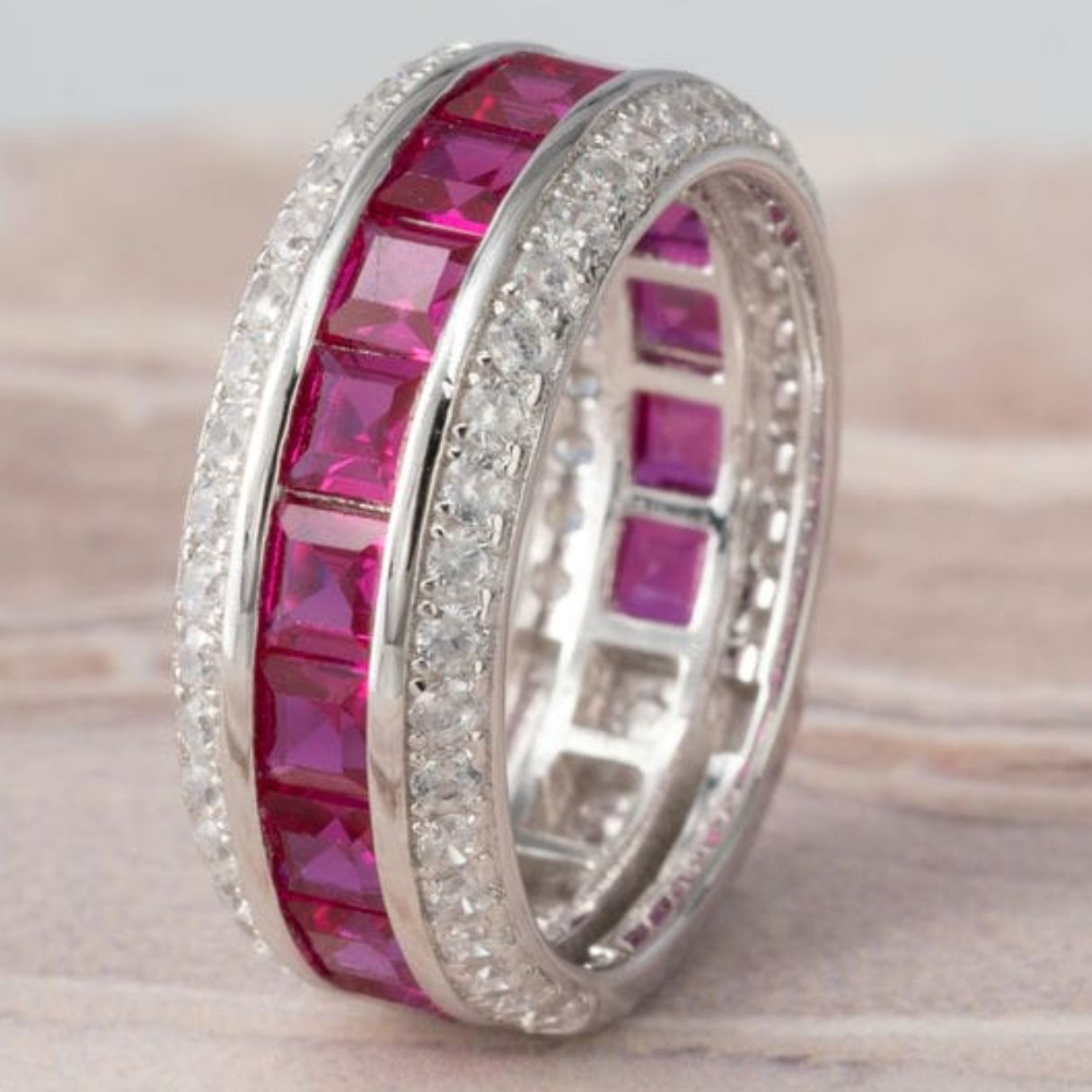 Modern Pink Majesty Ring