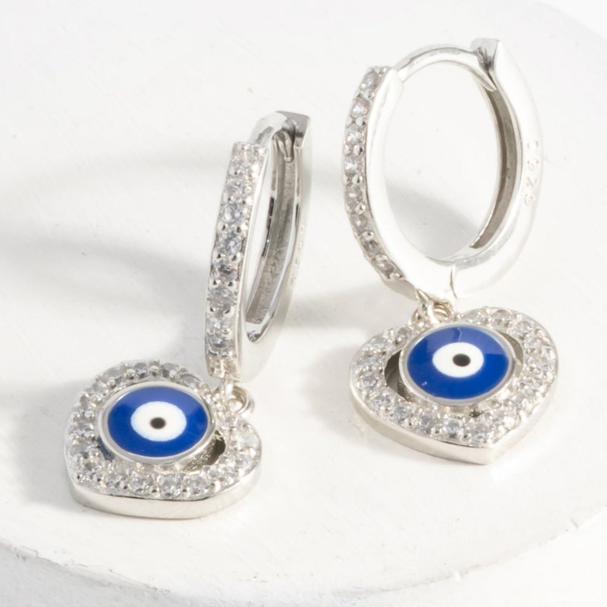 Heartfelt  Evil Eye Earring