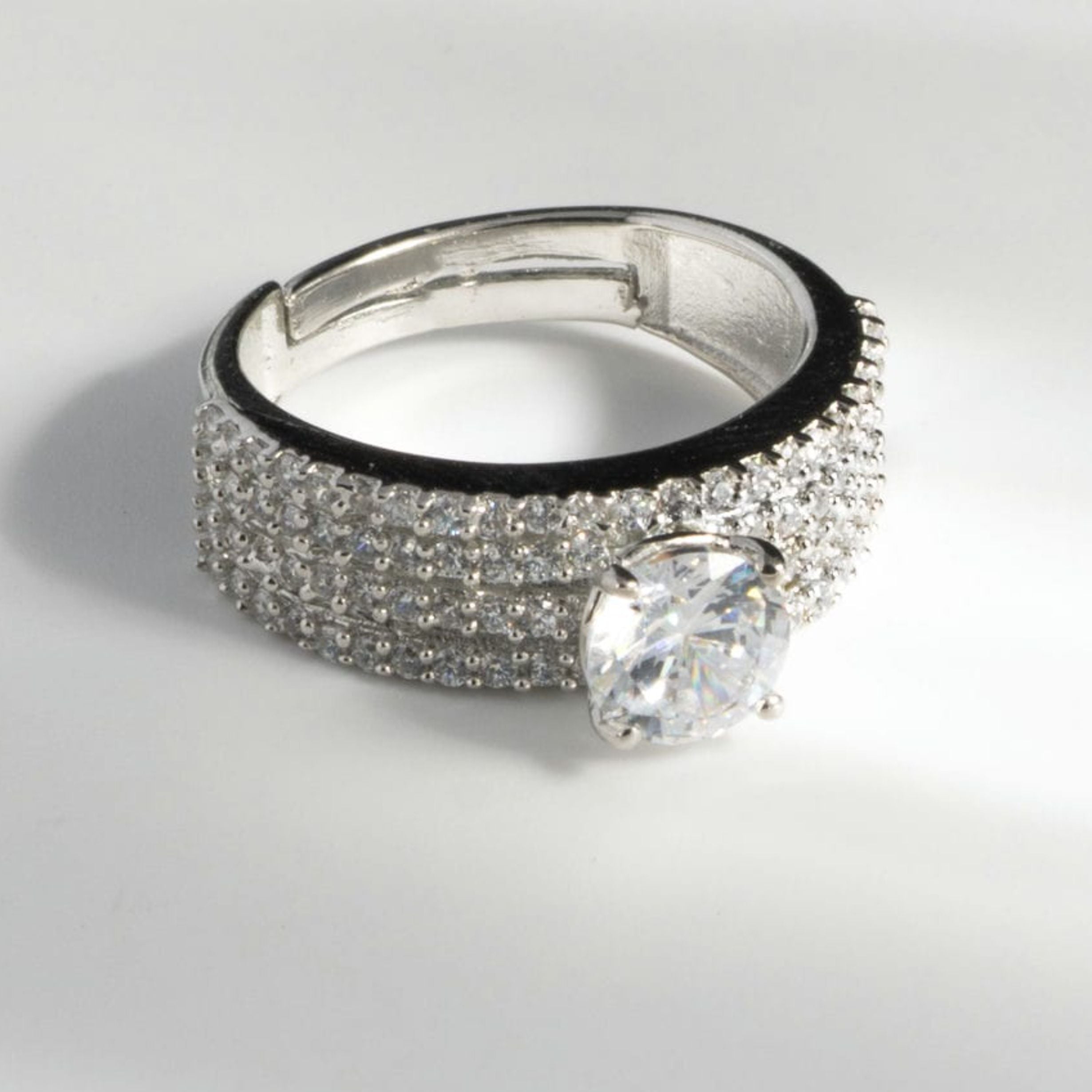 Timeless Solitaire CZ Majesty Ring