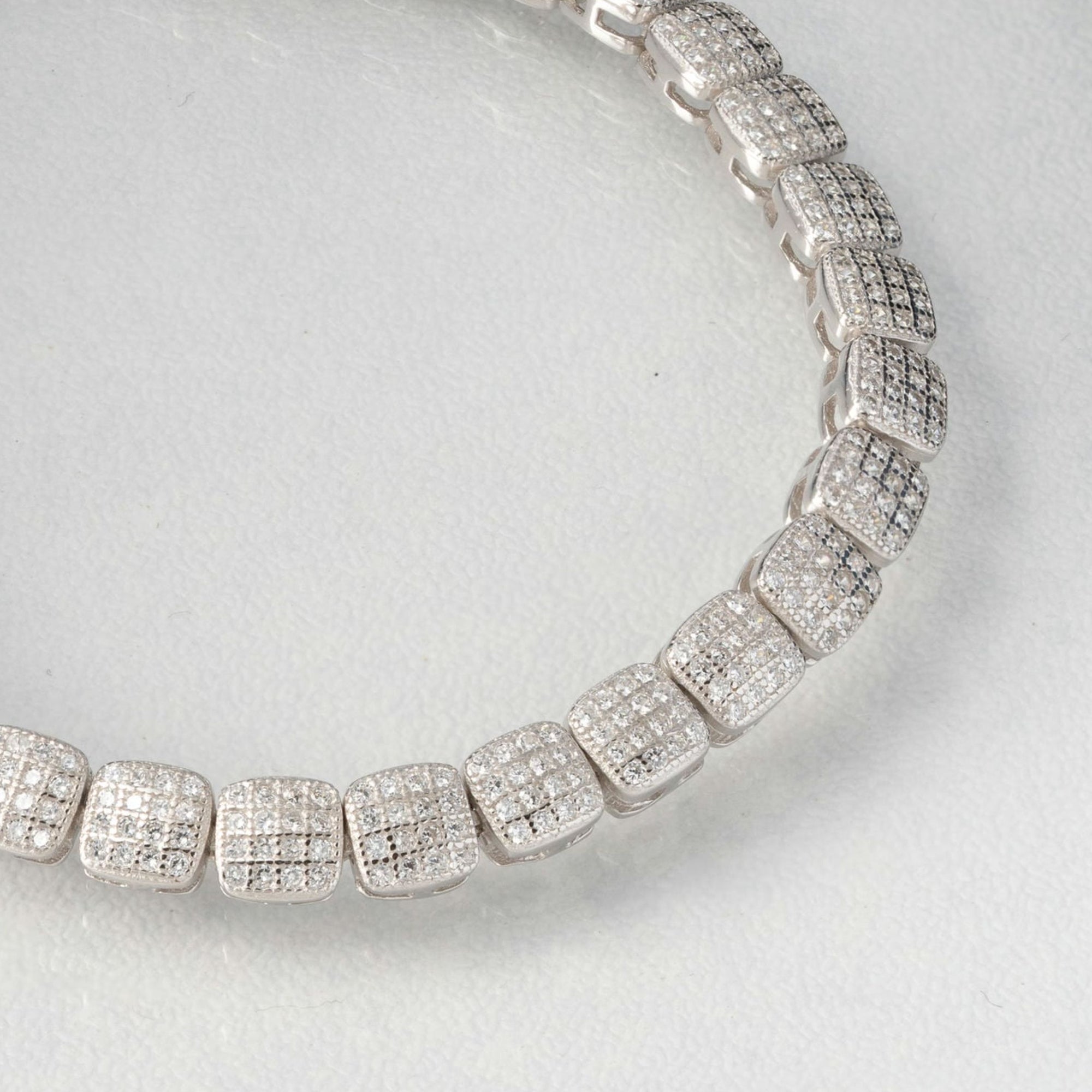 Classic Tennis Silver plated bracelet
