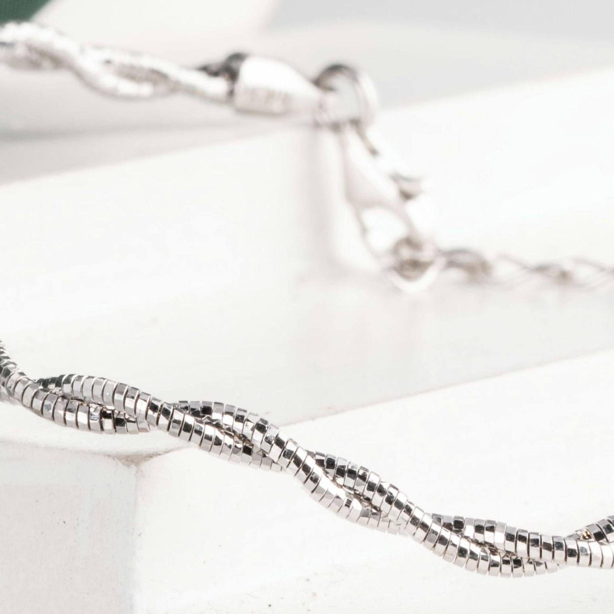Entwined Silver Cascade Bracelet