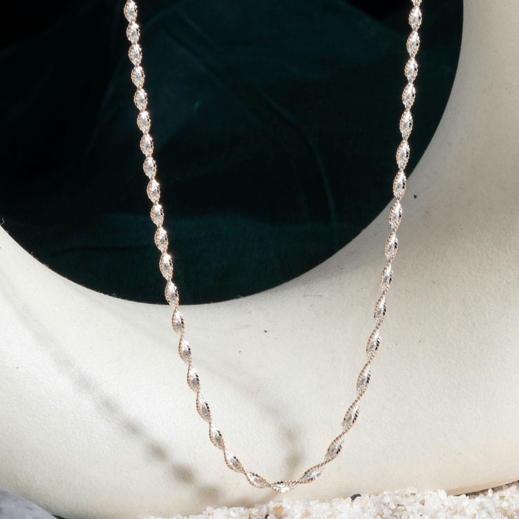 Silver Sunrise Border Chain